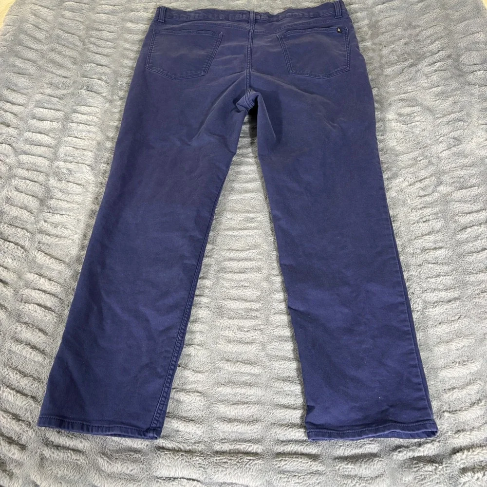 Banana Republic Mens 40x30 Navy Blue Cotton Stretch 5-Pocket Chino Pants AR085